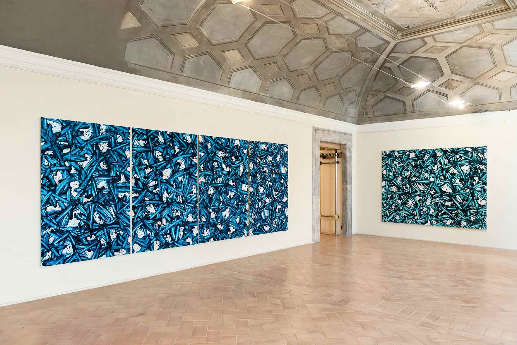Veduta della mostra, Surfing with the alien, Palazzo collicola spoleto, 2020